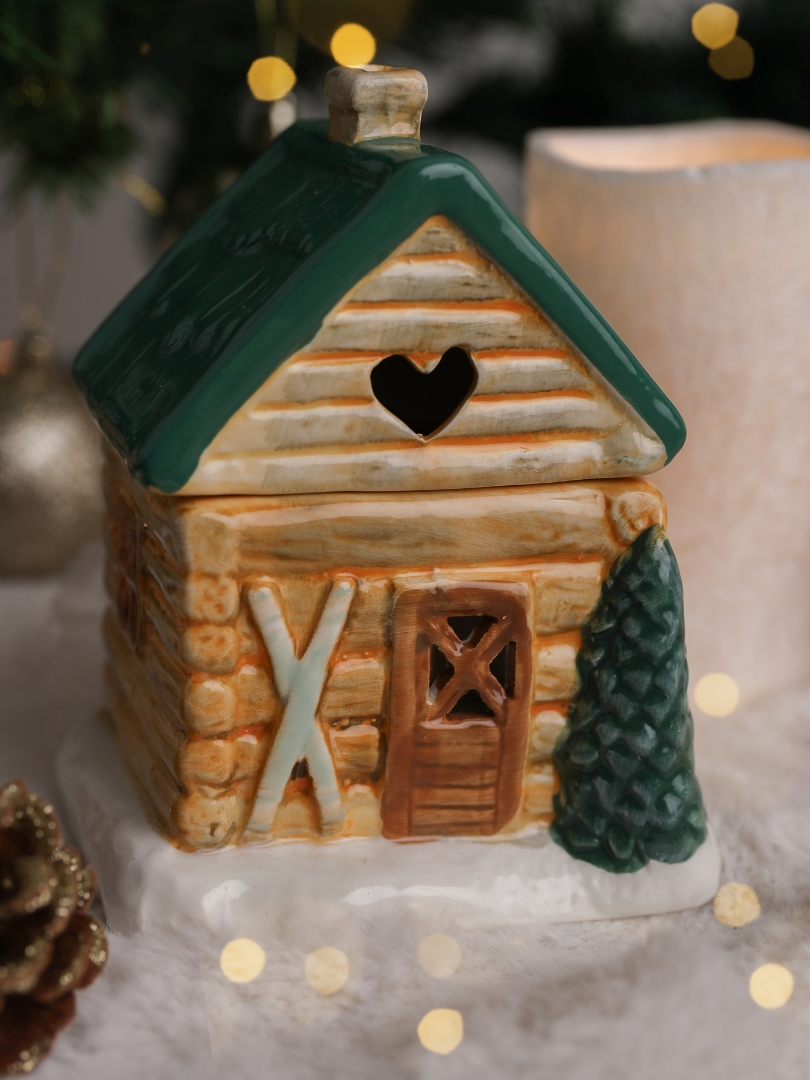 Brûle parfum chalet d'hiver