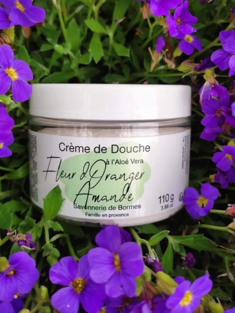 Crème de douche fleur d'oranger amande "Savonnerie de Bormes"