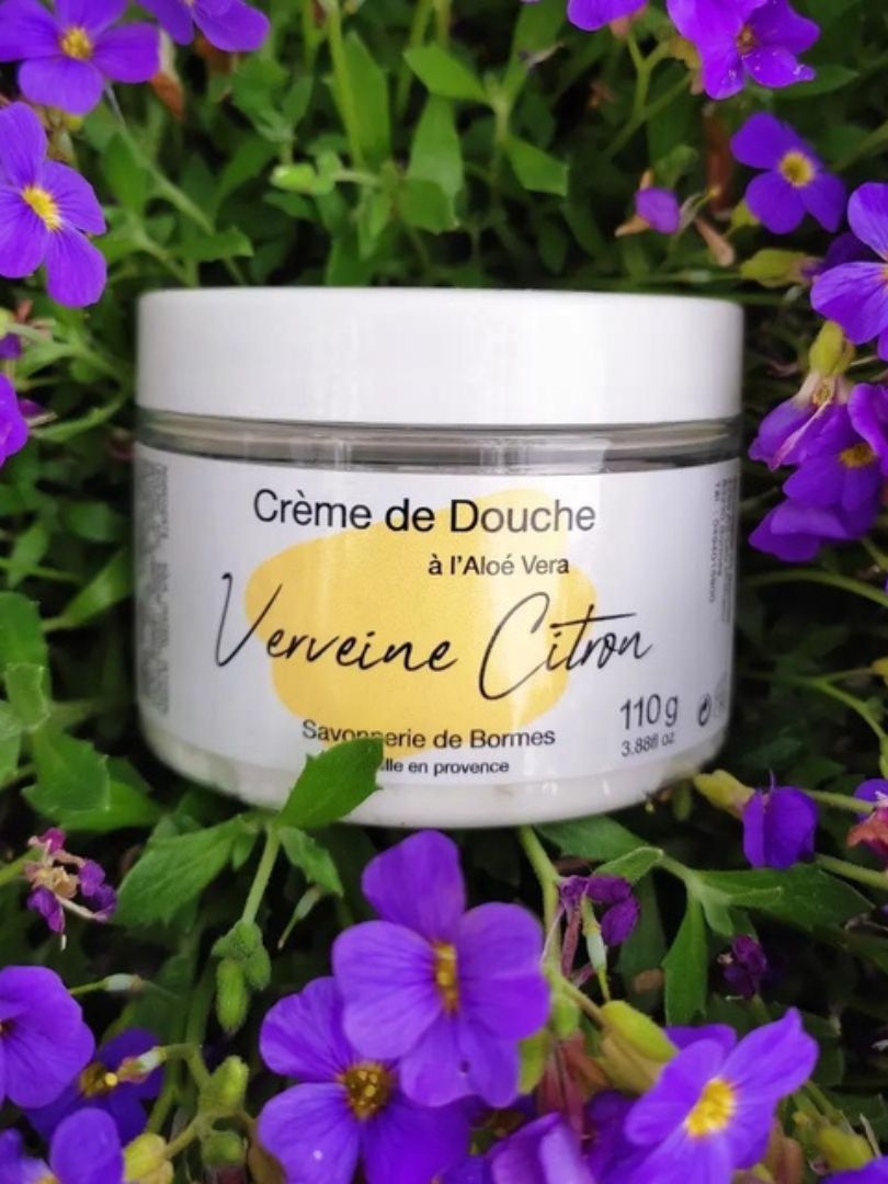 Crème de douche verveine citron "Savonnerie de Bormes"