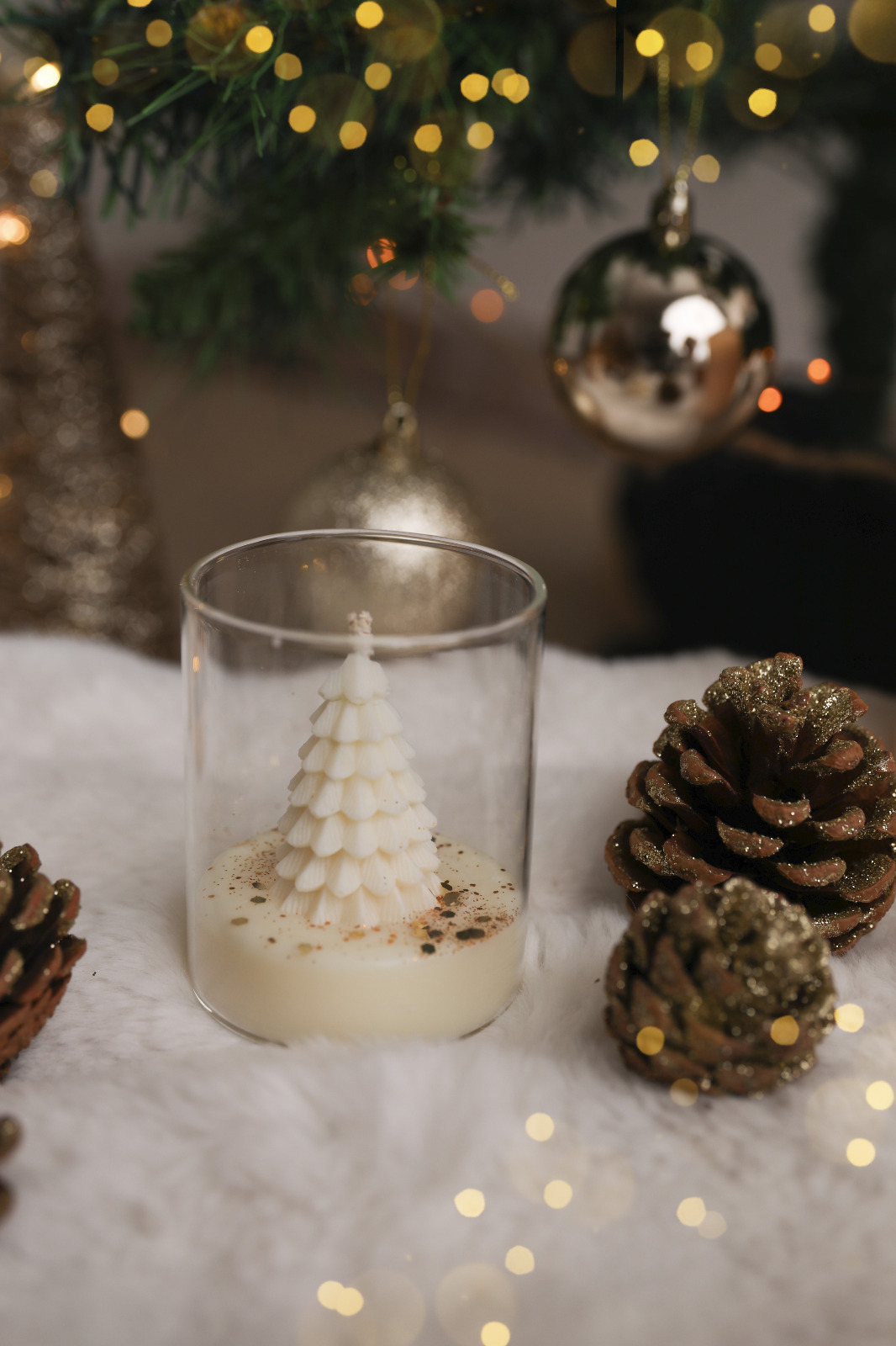 Mini bougies Noël- Thé et pain d'épices